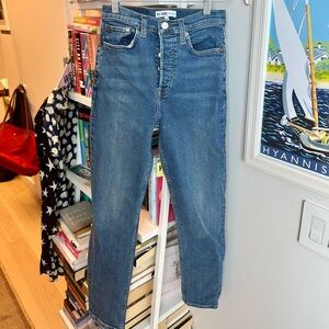 Re/Done Women's Straight Leg Jeans